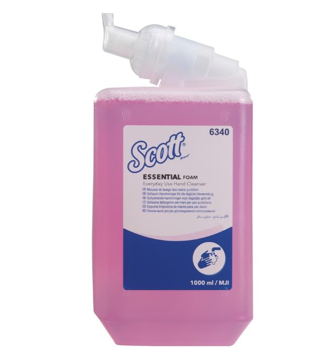 Skumsæbe, Kimberly-Clark Scott General, 1000 ml, med farve og parfume, 2,5 ml pr. dosering, (1 stk.)