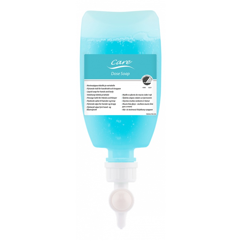 Krop- & håndsæbe, Kiilto Pro, Care Dose Soap, 400 ml, svanemærket, (1 stk.)