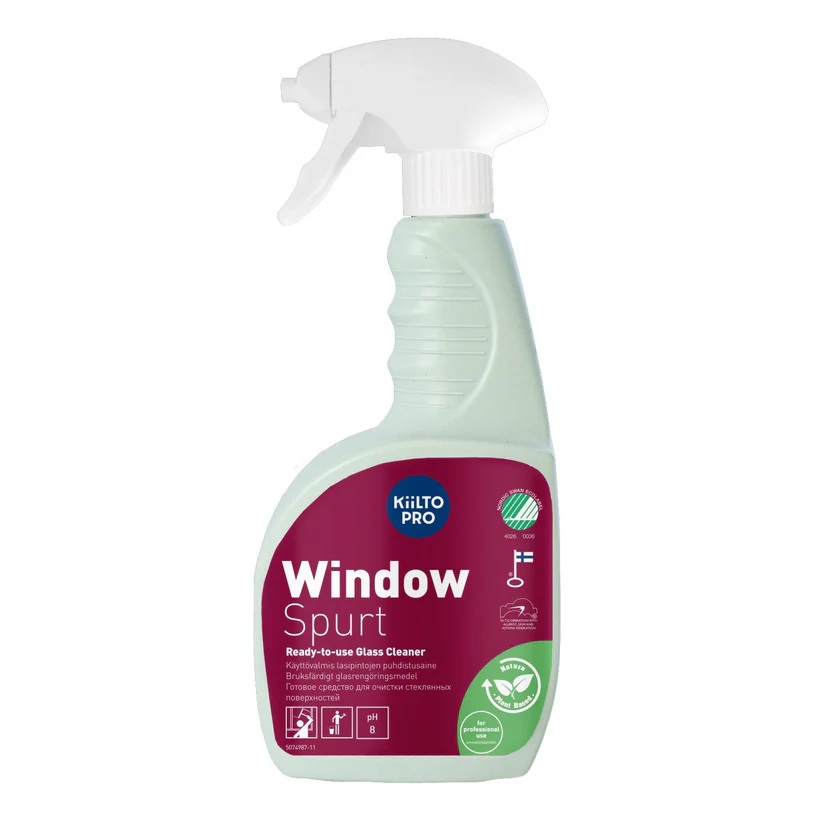 [38755] Glasrens, Kiilto Pro, Window Spurt, 750 ml, svanemærket, (1 stk.)