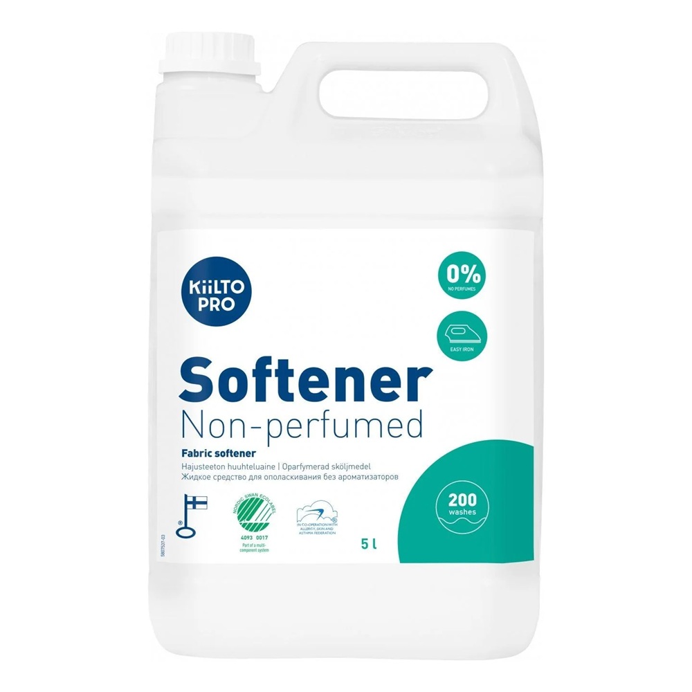Skyllemiddel, Kiilto Pro, Softener, uden parfume, 5L, svanemærket, (1 stk.)