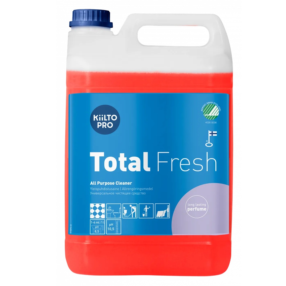 Universalrengøring, Kiilto Pro, Total Fresh, 5L, svanemærket, (1 stk.)