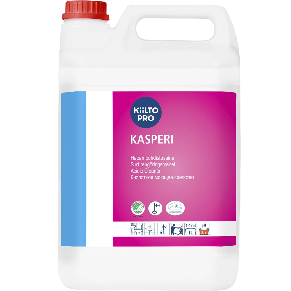 [38799] Sanitetsafkalker, Kiilto Pro, Kasperi, 5L, svanemærket, (1 stk.)