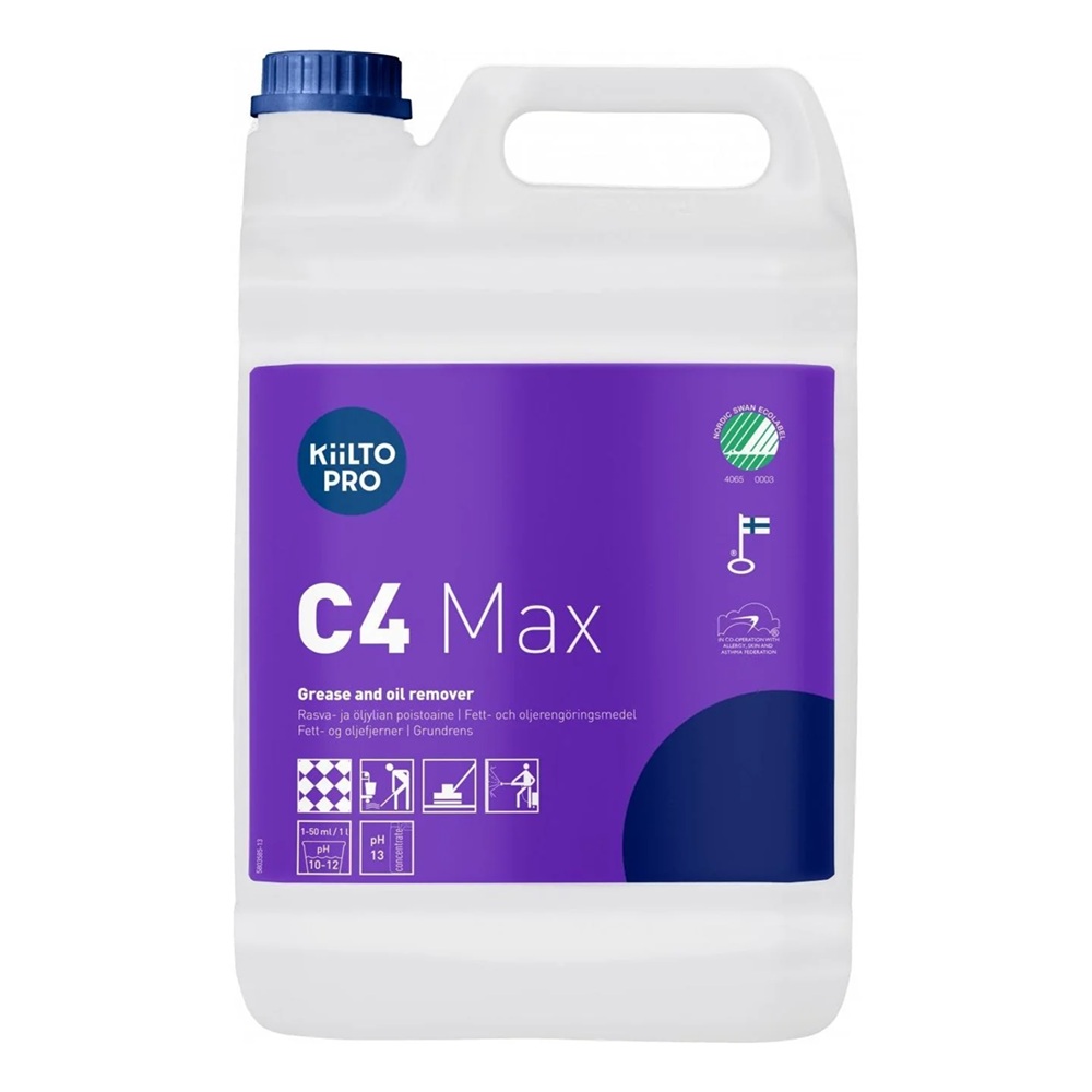 [38801] Grundrens, Kiilto Pro, C4 Max, 5L, svanemærket, (1 stk.)