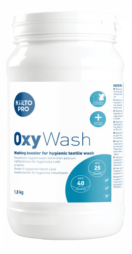 [38806] Vaskepulver m/ booster, Kiilto Pro, Oxy Wash, 1,8 kg, (1 stk.) 