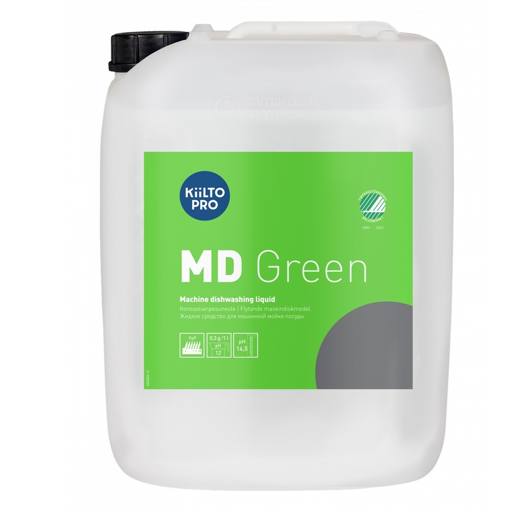 [38842] Maskinopvask, flydende, Kiilto Pro, MD Green, 20L, svanemærket, (1 stk.)