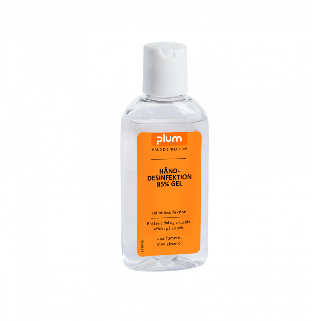Hånddesinfektion, Plum 3952, 85% Gel, 75 ml flaske, (1 stk.)