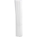 Bubble Tea sugerør, 24cm, Ø12mm, klar, PP, flergangs, (125 stk.)