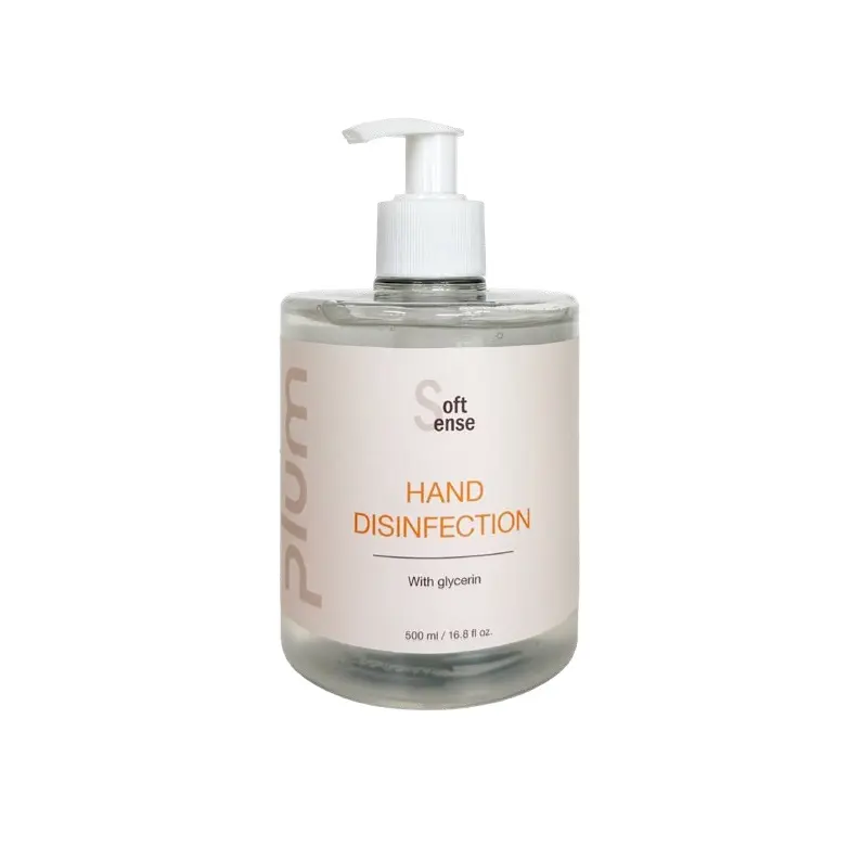 [38992] Hånddesinfektion, Soft Sense Plum 3949, 85% Gel, 500 ml, med pumpe,  (1 stk.)