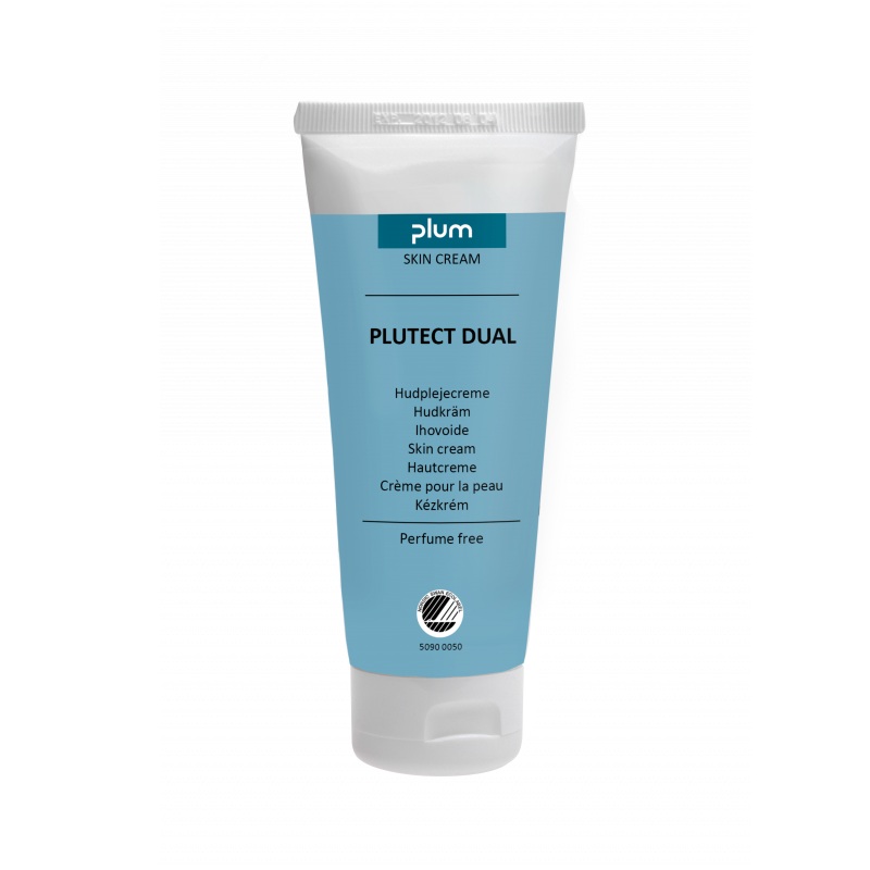 [39003] Hudplejecreme, Plum 2541, Plutect Dual, 100 ml tube, svanemærket, (1 stk.)