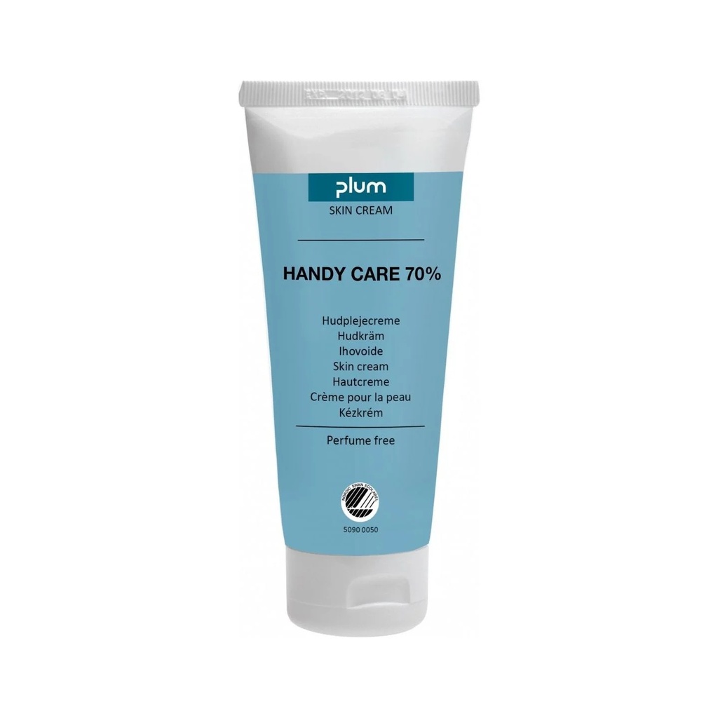 [39036] Hudplejecreme, Plum, Handy Care 70%, 100 ml tube, svanemærket, (1 stk.)