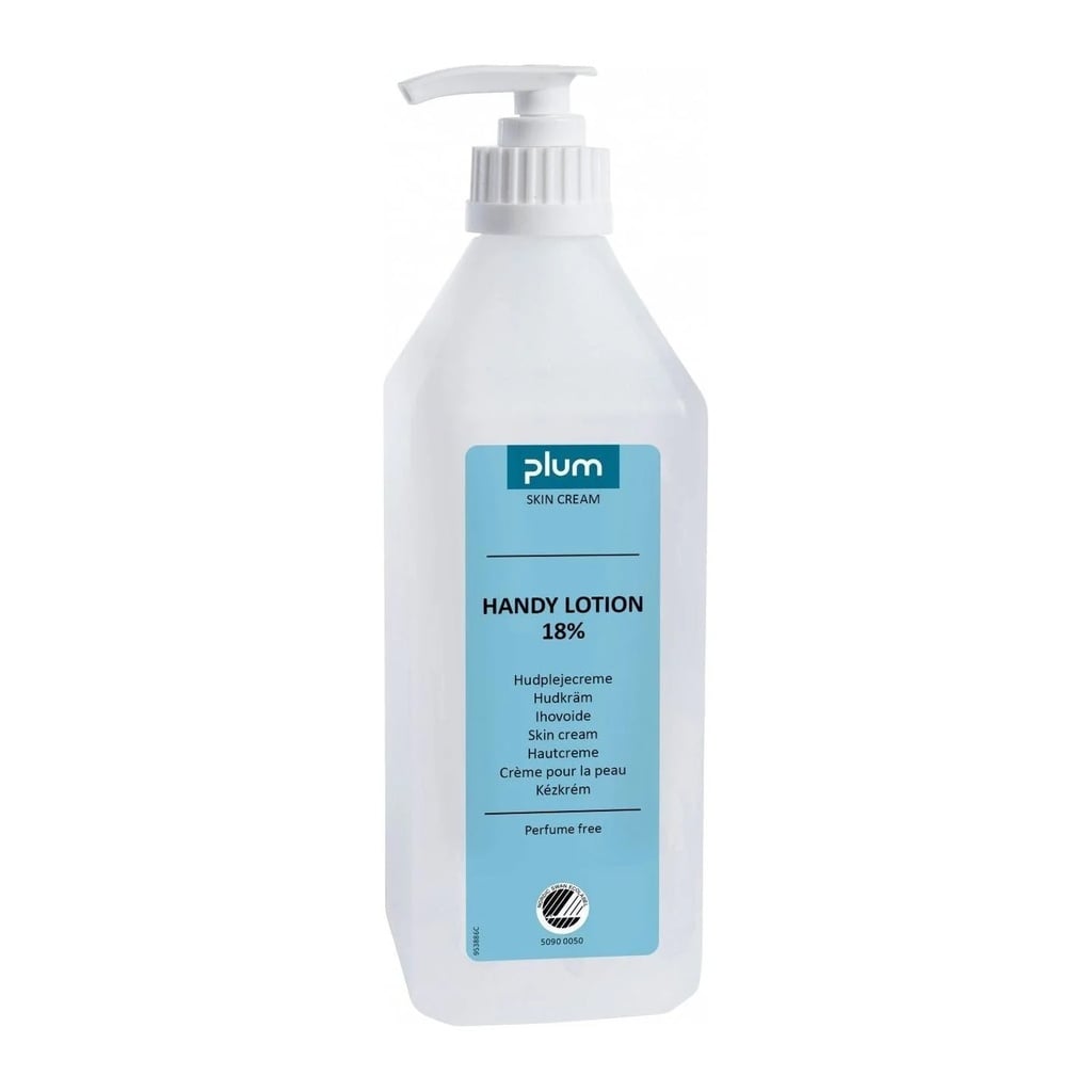 [39053] Hudplejecreme, Plum 2606, Handy Lotion 18%, 600 ml, pumpe, svanemærket, (1 stk.)