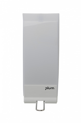 Dispenser, CombiPlum Plast, 1,0 l blank hvid m/albuebetjening, Plum 4295, (1 stk.)