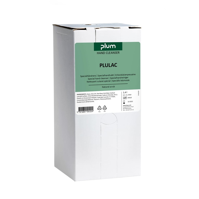 [39091] Håndrens, Plum 0818 Plulac, special, 1,4L, Bag-in-box MP, (1 stk.)