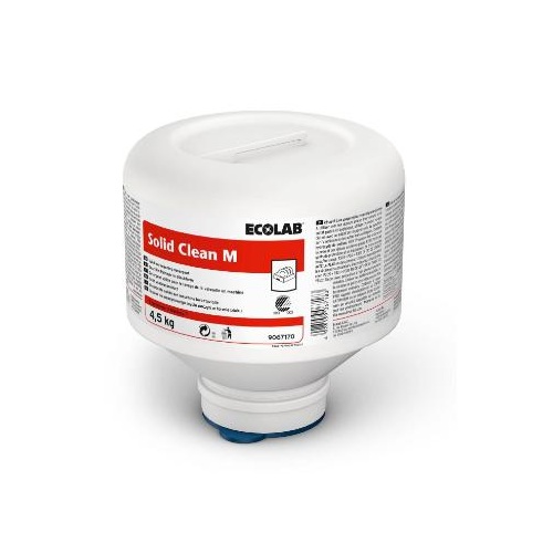 [39112] Maskinopvask-anlæg, fast Solid Clean M, 4,5 kg, Svanemærket, uden klor til belægning, Ecolab, (4 stk.)