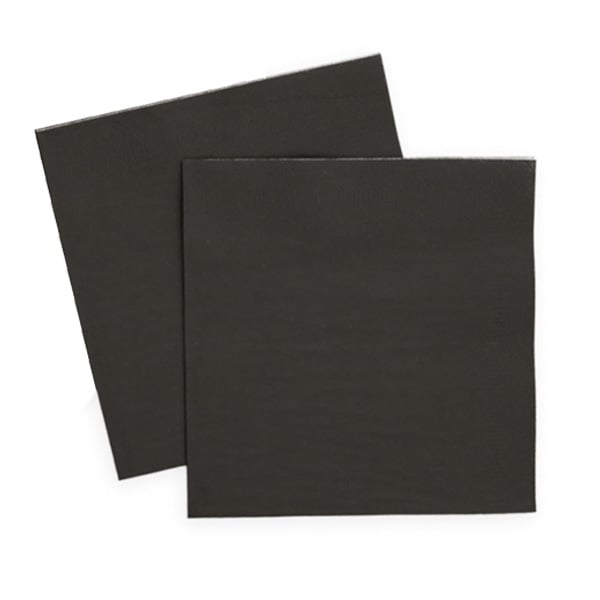 [39134] Kaffeserviet, GS-Basic, 2-lags, 1/4 fold, 24x24cm, sort, nyfiber, 12 pakker á 200 stk. (2.400 stk.)