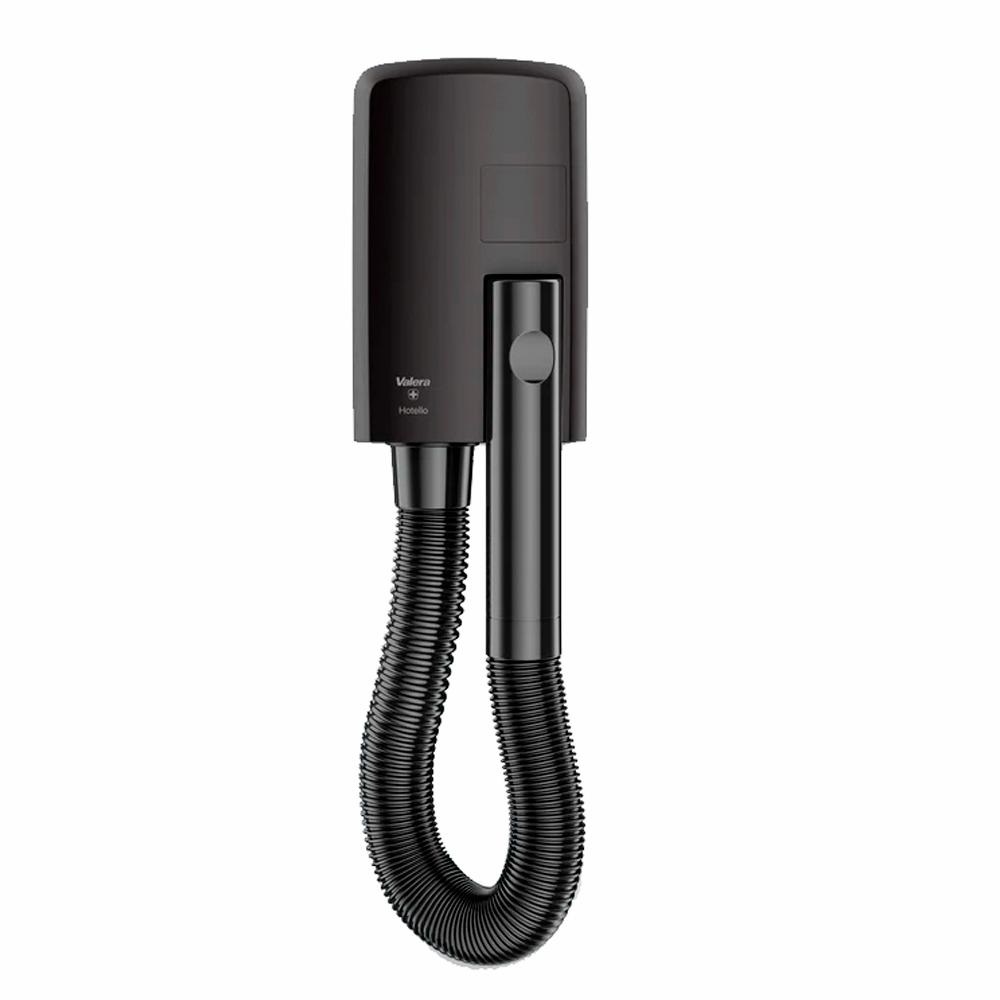 Hårtørrer til væg, Hotello, sort, Dan Dryer, (1 stk.)