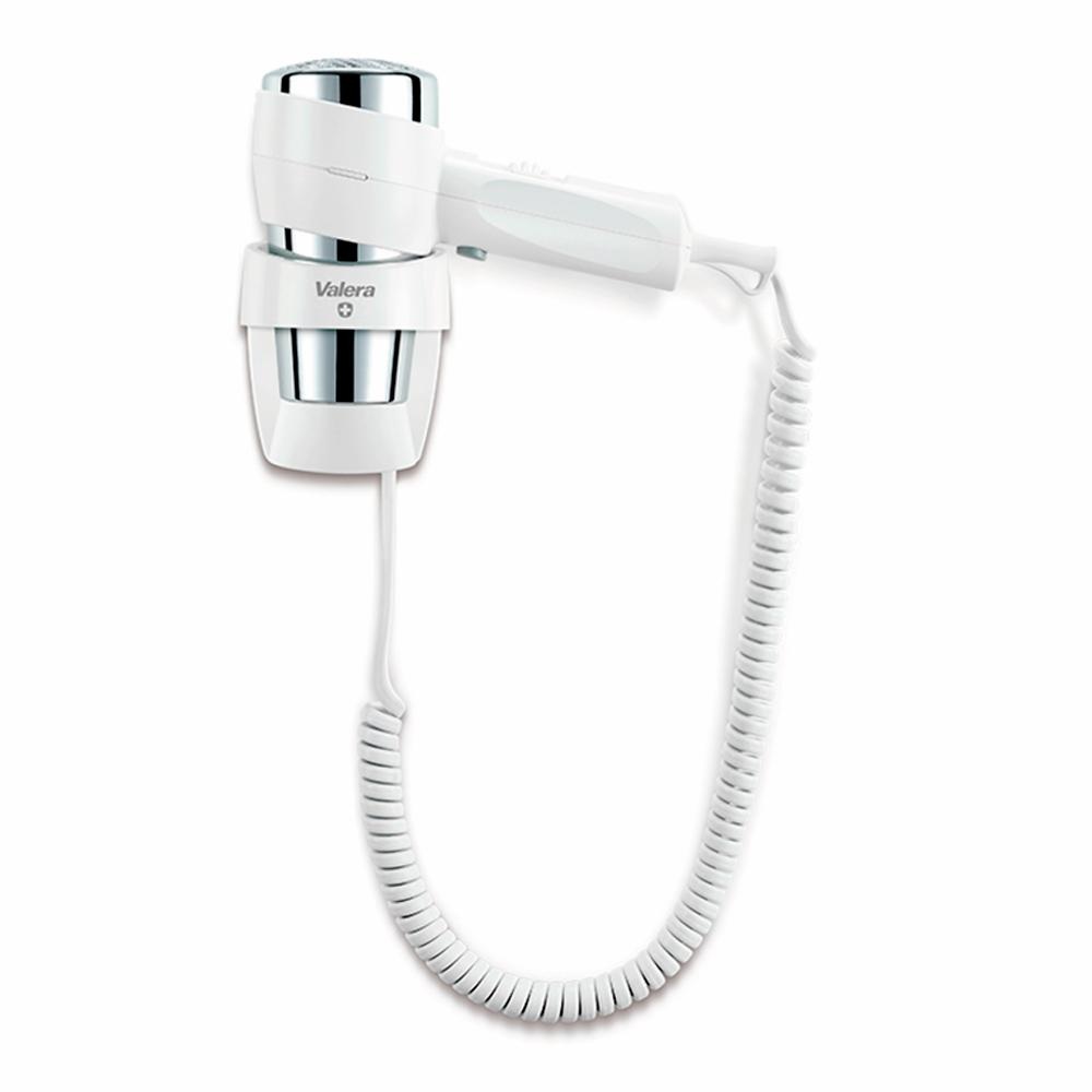 [39212] Hårtørrer til væg, Action Super Plus, hvid/sort, Dan Dryer, (1 stk.) (Hvid)