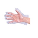 PE engangshandske i boks, XL, klar, 0,8 my (450 stk.)