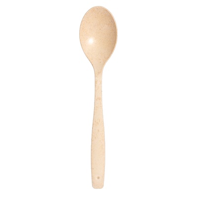 Spiseske, flergangs, hvid, træfiber, 17,5 cm, (500 stk.)