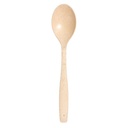 Spiseske, flergangs, hvid, træfiber, 17,5 cm, (500 stk.)