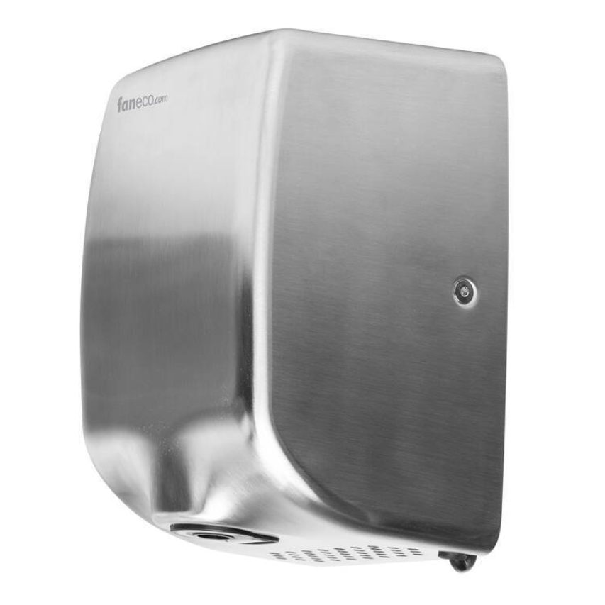 Håndtørrer, Passat V, 1.350 watt, Rustfrit stål (1 stk.)