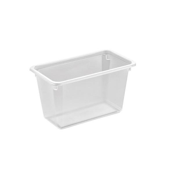 Plastbakke, Kageboks, K2182-1H, 1-rum, 1100 ml, 17,9x9,8x10 cm, PP, Klar, (384 stk.)