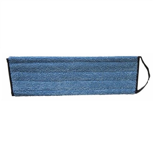 Microfibermoppe, universal, blå, 40 cm, velcro, til glatte gulve, (10 stk.)