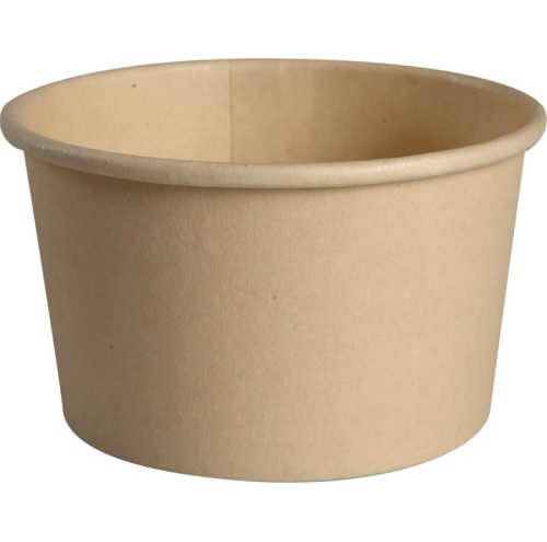 [10283] Isbæger, 140 ml/5 OZ, Pap/PE, 4,6cm, Ø7,9cm, brun, (1000 stk.)