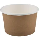 Isbæger, 140 ml/5 OZ, Pap/PE, 4,6cm, Ø7,9cm, brun, (1000 stk.)