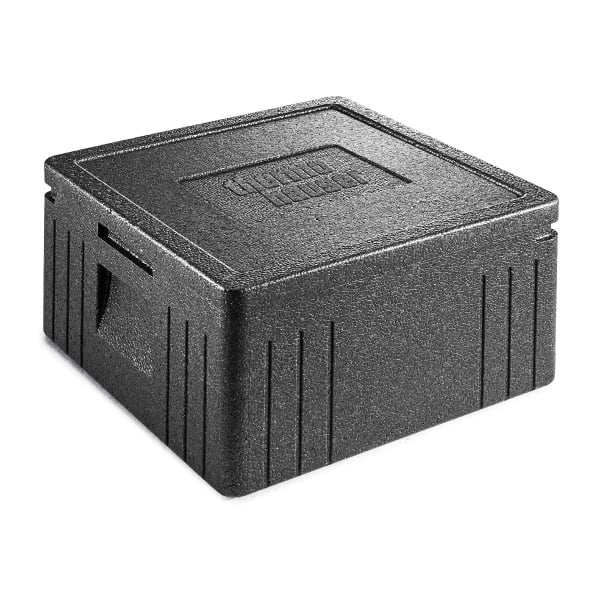 Termoboks med låg, 21,5 ltr, EPP, Pizza, Eco Line, Thermohauser, indv 35,5x35,5x17,5cm, udv 41x41x23,5cm, (1 stk.)