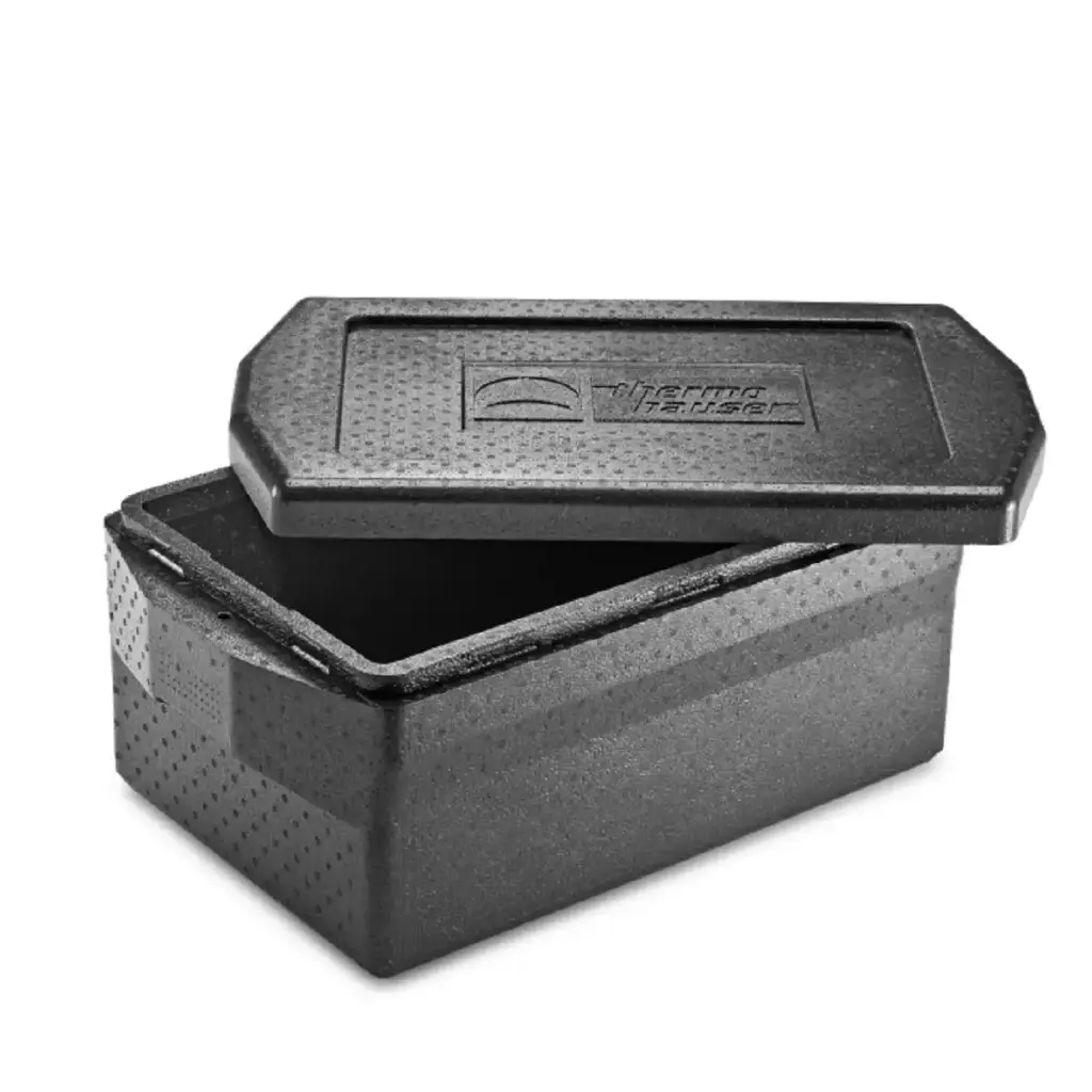 [40240] Termoboks med låg, 46 ltr, EPP, GN 1/1, Comfort, sort, 67x40x33cm, indv 55x34x25cm, (1 stk.)