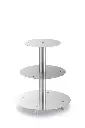 3-etagers kagefad, aluminium, rundt, Thermohauser, (1 stk.)