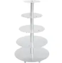 5-etagers kagefad, Ø 20-45 cm, aluminium, rundt, Thermohauser, (1 stk.)