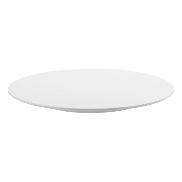 [40251] Kagefad i melamin, hvidt, rundt, Ø30x2,5 cm, Thermohauser, (1 stk.)