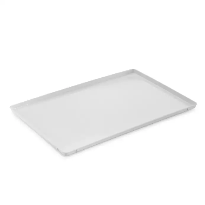 Serveringsbakke i melamin, hvid, 42x28x1,7 cm, Thermohauser, (1 stk.)