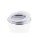 Genanvedelig låg til GoodBowl kop, Ø9cm, hvid, PP, Thermohauser, (8 stk.)