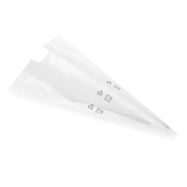 [40326] 2-rums dobbelt engangssprøjtepose, PP-plast, transparent, Thermohauser, (1 sæt á 25 stk.)