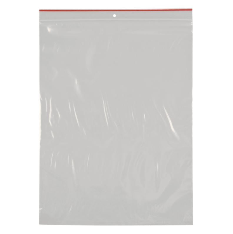 [12015] Lynlåspose, 7 l, klar, LDPE/virgin, 30x40cm, uden skrivefelt, 50 my, (600 stk.)