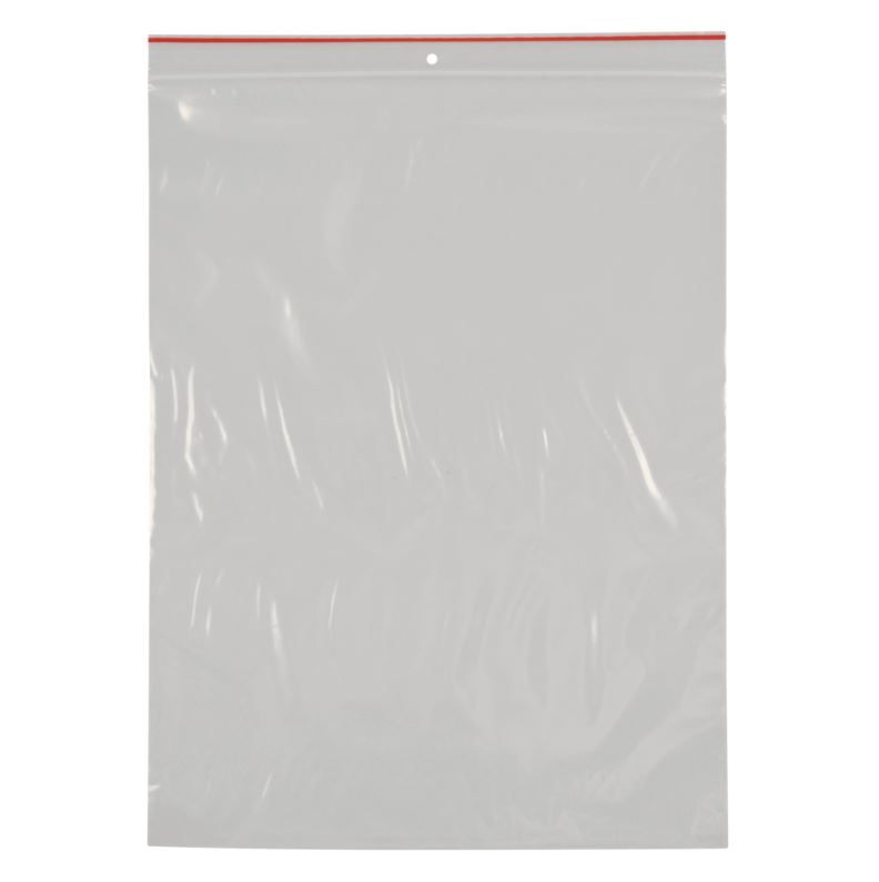 Lynlåspose, 7 l, klar, LDPE/virgin, 30x40cm, uden skrivefelt, 50 my, (600 stk.)