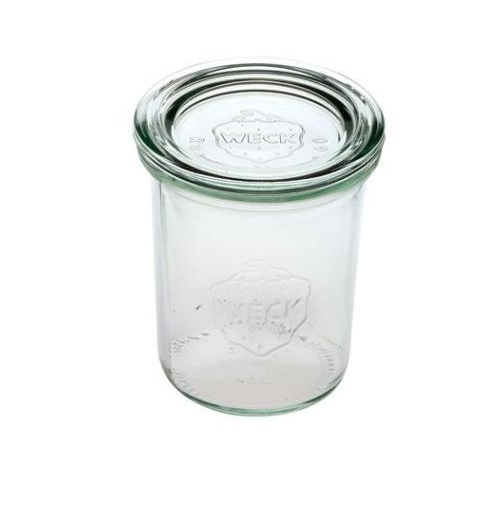 [40423] Patentglas, Weck, 160 ml, Ø6,8x8 cm, uden låg, (1 stk.)