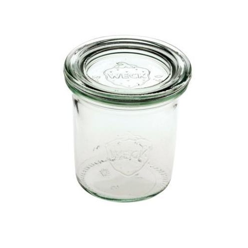 [40424] Patentglas, Weck, 140 ml, Ø6,8x7 cm, uden låg, glas, (1 stk.)