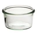 Patentglas, Weck, 370 ml, Ø10,8x6,9 cm, uden låg, glas, (1 stk.)