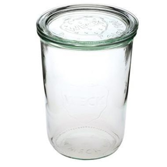 [40428] Patentglas, Weck, 850 ml, Ø10,8x14,7 cm, uden låg, glas, (1 stk.)