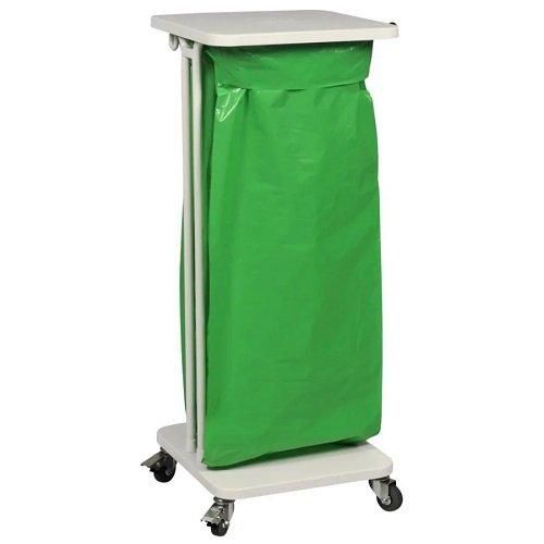 [11032] Affaldsstativ, Sækko-Boy, 60 l, hvid, med soft close låg, (1 stk.)