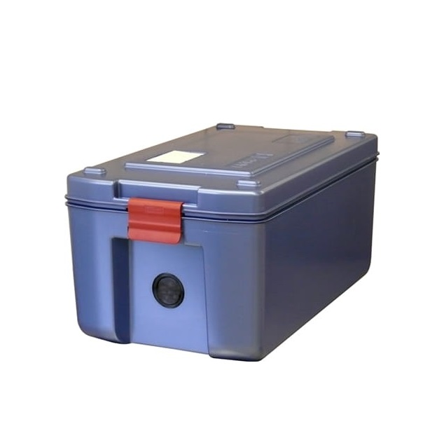 Termokasse med låg, EPP med forstærket struktur, 26 ltr, Blu’Box 26 Eco Plus, Thermohauser, indv 51x30x20cm, udv 63x37x31cm, (1 stk.)