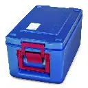 Robust termokasse med låg & fold-ud håndtag, PP, 26 ltr, Blu’Box 26 Standard, Thermohauser, indv 51x30x20cm, udv 63x37x31cm, (1 stk.)