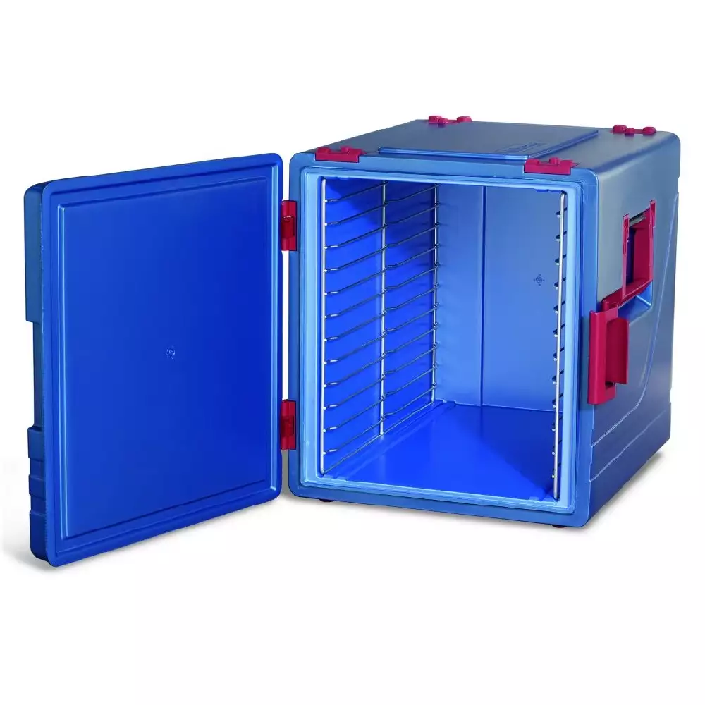 Kombineret GN/EN 1/1 termokasse, 52 ltr, Blu’Box 52 GN/EN, Thermohauser, indv 54x33,5x46,5cm, udv 63,5x45x55cm, (1 stk.)