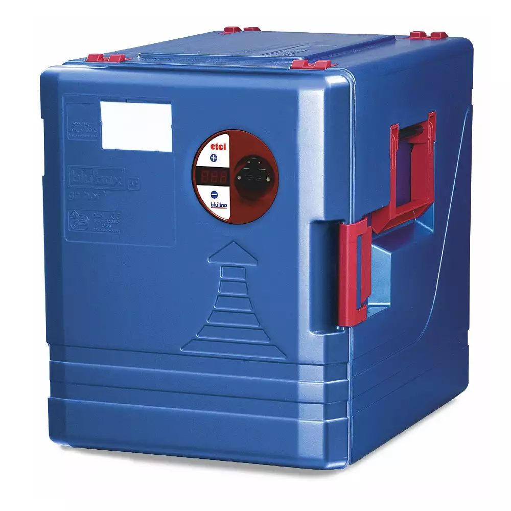Termokasse med regulerbar varmefunktion, GN 1/1, 52 ltr, Blu’Box 52 GN, Thermohauser, indv 54x33,5x46,5cm, udv 63,5x45x55cm, (1 stk.)