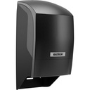 Papirdispenser t/ 2 ruller toiletpapir, 17,2x15,2x31,2cm, sort, plast, Katrin 77519, (1 stk.)