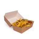 Dobbelt multiboks, papir, natur, 13,8x6,7x8,6cm, type 1, (255 stk.)